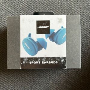 Bose Sport Earbuds Baltic Blue. New, sealed box.